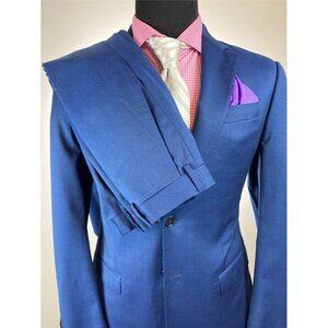 Emporio ARMANI "G" Line Navy Modern 2Btn Suit 38 R e48